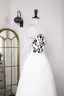 Sparkly White Acrylic Prom Dresses 2024 A-Line / Princess Spaghetti Straps Floor-Length / Long Tulle Sleeveless Formal Dresses