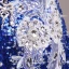 Trumpet / Mermaid Luxury / Gorgeous 2017 Navy Blue Zipper Up Braid Crystal Rhinestone Court Train Satin Sequined V-Neck Casual Cocktail Party Evening Party Summer Sleeveless Evening Dresses
