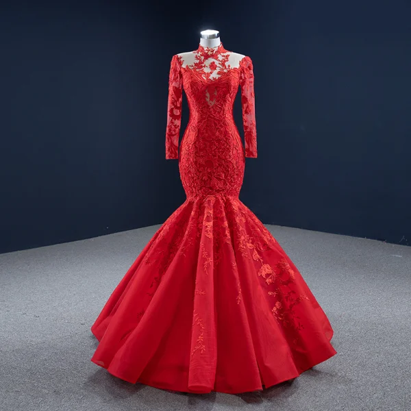 long homecoming dresses nearby Chiffon Long Homecoming Dresses,Homecoming Dress with Slit,Modest Homecoming Dress,HC00084, US14W / Burgundy