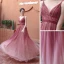 Sexy Burgundy Prom Dresses 2020 A-Line / Princess Spaghetti Straps Sleeveless Beading Rhinestone Floor-Length / Long Ruffle Backless Formal Dresses