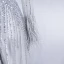 Haut de Gamme Gris Robe De Soirée 2020 Princesse Transparentes Encolure Dégagée Manches Longues Plumes Ceinture Perlage Paillettes Train De Balayage Volants Robe De Ceremonie