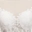 Illusion Blanche Transparentes La Mariée Robe De Mariée 2020 Trompette / Sirène Encolure Carrée Sans Manches Dos Nu Ceinture Appliques En Dentelle Perlage Train De Balayage Volants
