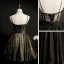Fashion Black Homecoming Graduation Dresses 2020 A-Line / Princess Spaghetti Straps Sleeveless Rhinestone Sash Short Ruffle Backless Formal Dresses