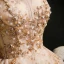 Chic / Belle Champagne Robe De Cocktail 2020 Robe Boule Bustier Sans Manches Perlage Paillettes Courte Volants Dos Nu Robe De Ceremonie