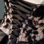 Meilleur Noire Satin de retour Robe De Graduation 2020 Princesse Bustier Sans Manches Appliques En Dentelle Perlage Courte Volants Dos Nu Robe De Ceremonie