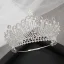 Vintage / Originale Doré Tiare Accessoire Cheveux Mariage 2020 Alliage Faux Diamant Perle Mariage Accessorize