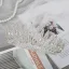 Elegant Sølv Tiara Har Tilbehor 2020 Legering Rhinestone Bryllup Tilbehør