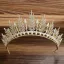 Fine Blad Tiara Har Tilbehor 2020 Legering Perle Rhinestone Bryllup Tilbehør