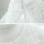 Chic / Beautiful White Organza Flower Girl Dresses 2020 Ball Gown Scoop Neck Long Sleeve Appliques Lace Beading Bow Short Ruffle Wedding Party Dresses