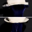 Simple Bleu Marine Robe De Bal 2020 Princesse De l'épaule Manches Courtes à carreaux Tulle Longue Volants Dos Nu Robe De Ceremonie