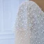 Luxury / Gorgeous White Bridal Wedding Dresses 2020 Ball Gown One-Shoulder Long Sleeve Backless Handmade  Beading Pearl Floor-Length / Long Ruffle