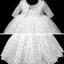 Classic White Lace Flower Girl Dresses With Shawl 2020 Ball Gown Scoop Neck Sleeveless Beading Bow Short Ruffle Wedding Party Dresses