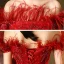 Chic / Beautiful Burgundy Prom Dresses 2020 Ball Gown Off-The-Shoulder Short Sleeve Feather Beading Sequins Floor-Length / Long Ruffle Backless Formal Dresses