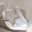 Fashion Silver Rhinestone Heart-shaped Clutch Bags 2020