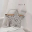 Fashion Silver Rhinestone Heart-shaped Clutch Bags 2020