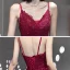 Sexy Bordeaux Robe De Bal 2020 Princesse Bretelles Spaghetti Sans Manches Appliques En Dentelle Perlage Longue Volants Dos Nu Robe De Ceremonie