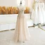 Haut de Gamme Champagne Transparentes Robe De Bal 2020 Princesse Encolure Dégagée Manches Courtes Perlage Paillettes Longue Volants Robe De Ceremonie