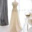 Haut de Gamme Champagne Transparentes Robe De Bal 2020 Princesse Encolure Dégagée Manches Courtes Perlage Paillettes Longue Volants Robe De Ceremonie