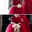 Chic / Beautiful Red Birthday Flower Girl Dresses 2020 Ball Gown Scoop Neck Sleeveless Flower Sash Short Ruffle Wedding Party Dresses