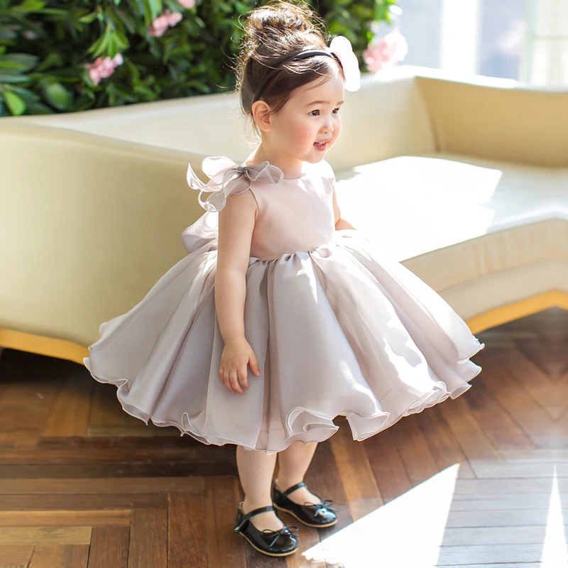 Grey Flower Girl Dress Kids Grey Dresses Beaded Grey Lace Couture Flower  Girl Dress Spring Weddings