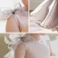 Elegant Grey Organza Birthday Flower Girl Dresses 2020 Princess Scoop Neck Sleeveless Short Ruffle Wedding Party Dresses