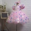 Fairytale Mint Green Birthday Flower Girl Dresses 2020 Ball Gown Scoop Neck Puffy Short Sleeve Sequins Short Ruffle Wedding Party Dresses
