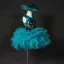 Chic / Beautiful Jade Green Birthday Flower Girl Dresses 2020 Ball Gown Scoop Neck Sleeveless Appliques Sequins Short Cascading Ruffles Wedding Party Dresses