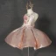 Flower Fairy Champagne Sequins Birthday Flower Girl Dresses 2020 Ball Gown Scoop Neck Sleeveless Appliques Flower Beading Short Ruffle Wedding Party Dresses