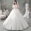 Best Ivory Outdoor / Garden Wedding Dresses 2020 Ball Gown Spaghetti Straps Sleeveless Backless Appliques Flower Beading Glitter Tulle Floor-Length / Long Ruffle