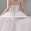 Best Ivory Outdoor / Garden Wedding Dresses 2020 Ball Gown Spaghetti Straps Sleeveless Backless Appliques Flower Beading Glitter Tulle Floor-Length / Long Ruffle