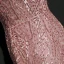 High End Pearl Rosa Abendkleider 2020 Meerjungfrau Tiefer V-Ausschnitt Ärmellos Applikationen Spitze Pailletten Perlenstickerei Lange Rüschen Rückenfreies Festliche Kleider