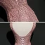 High End Pearl Rosa Abendkleider 2020 Meerjungfrau Tiefer V-Ausschnitt Ärmellos Applikationen Spitze Pailletten Perlenstickerei Lange Rüschen Rückenfreies Festliche Kleider