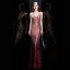 Sparkly Burgundy Sequins Evening Dresses  2020 Trumpet / Mermaid V-Neck Sleeveless Floor-Length / Long Ruffle Backless Formal Dresses