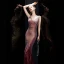 Sparkly Burgundy Sequins Evening Dresses  2020 Trumpet / Mermaid V-Neck Sleeveless Floor-Length / Long Ruffle Backless Formal Dresses