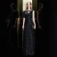 Scintillantes Noire Paillettes Robe De Soirée 2020 Trompette / Sirène Encolure Carrée Une épaule Manches Courtes Longue Volants Dos Nu Robe De Ceremonie