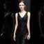 Scintillantes Noire Paillettes Combinaison 2020 V-Cou Sans Manches Longue Volants Dos Nu Robe De Soirée