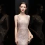 Abordable Or Rose Paillettes Robe De Soirée 2020 Trompette / Sirène V-Cou Sans Manches Longue Volants Dos Nu Robe De Ceremonie