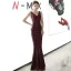 Abordable Or Rose Paillettes Robe De Soirée 2020 Trompette / Sirène V-Cou Sans Manches Longue Volants Dos Nu Robe De Ceremonie