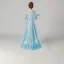 Frozen movie-kostuum Jade Groen Pailletten Verjaardag Bloemenmeisjes Jurken 2020 A lijn Ronde Hals Doorzichtige 3/4 Mouwen Rhinestone Watteau Train Ruglooze Jurken Voor Bruiloft