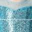 Frozen movie-kostuum Jade Groen Pailletten Verjaardag Bloemenmeisjes Jurken 2020 A lijn Ronde Hals Doorzichtige 3/4 Mouwen Rhinestone Watteau Train Ruglooze Jurken Voor Bruiloft