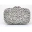 Amazing / Unique Silver Clutch Bags Beading Pierced Rhinestone Metal Evening Party Accessories 2019