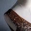 Best Brown Dancing Prom Dresses 2020 Ball Gown V-Neck Sleeveless Appliques Lace Beading Sequins Glitter Tulle Floor-Length / Long Backless Ruffle Formal Dresses