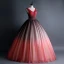 Beste Rot Tanzen Ballkleider 2020 Ballkleid V-Ausschnitt Ärmellos Stoffgürtel Pailletten Perlenstickerei Lange Rüschen Rückenfreies Festliche Kleider