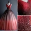 Beste Rot Tanzen Ballkleider 2020 Ballkleid V-Ausschnitt Ärmellos Stoffgürtel Pailletten Perlenstickerei Lange Rüschen Rückenfreies Festliche Kleider