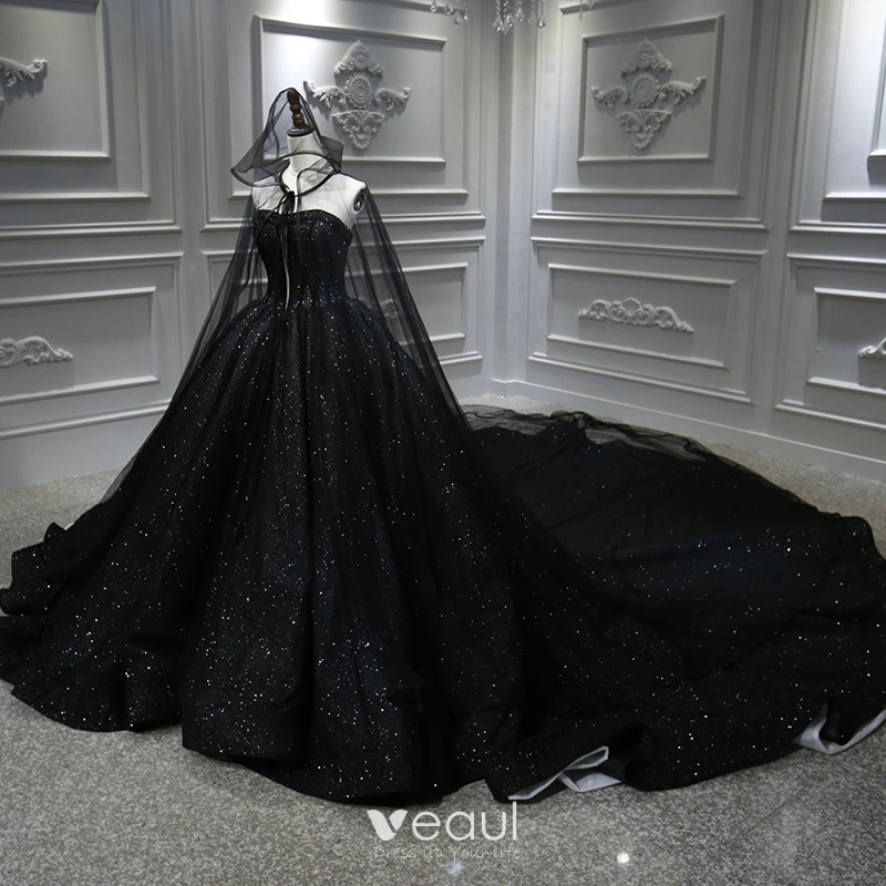 off Shoulder Black Puffy Bridal Ball Gown Crystal Custom Satin Wedding  Dresses Wd99 - China Wedding Dress and Bridal Dress price |  Made-in-China.com