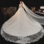 High-end Champagne Bridal Wedding Dresses 2020 Ball Gown See-through Scoop Neck Long Sleeve Backless Appliques Lace Beading Glitter Tulle Cathedral Train Ruffle