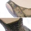 Elegante Grau Durchsichtige Ballkleider 2020 A Linie Rundhalsausschnitt Ärmellos Pailletten Perlenstickerei Sweep / Pinsel Zug Rüschen Rückenfreies Festliche Kleider
