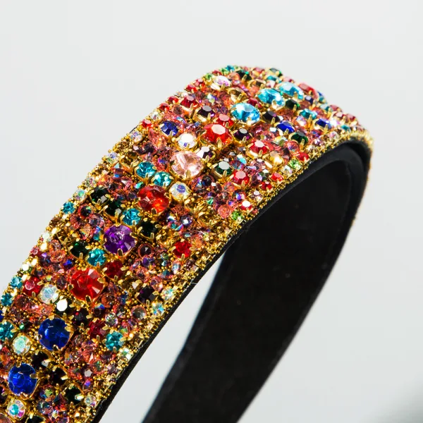 Fashion Multi-Colors Rhinestone Hair Hoop 2020 Headpieces Accessories