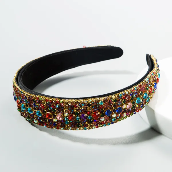 Fashion Multi-Colors Rhinestone Hair Hoop 2020 Headpieces Accessories
