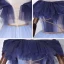 Fashion Sky Blue Dancing Prom Dresses 2020 Ball Gown Off-The-Shoulder Short Sleeve Beading Glitter Tulle Floor-Length / Long Ruffle Backless Formal Dresses